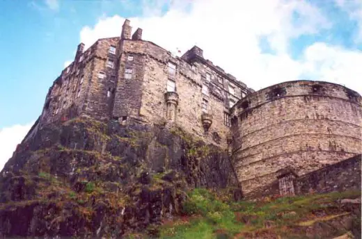 Edinburgh Castle Scotland ramparts