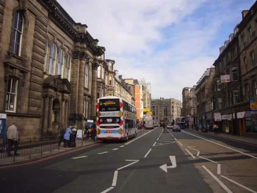 House of Fraser Edinburgh shop street