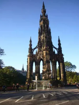 Memorial to writer Sir Walter Scott in Edinburgh