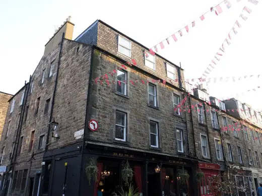 170 Rose Street buildings Edinburgh - Mussel Inn