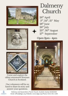 Dalmeny Church, South Queensferry kirk opening times and dates