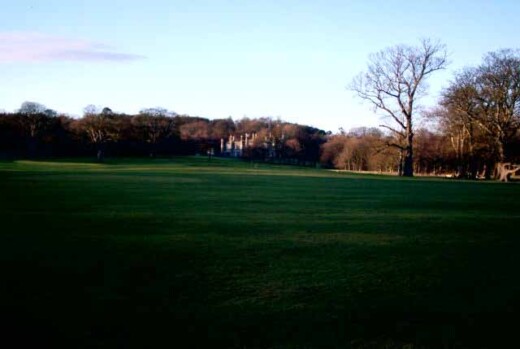 Dalmeny House gardens Scotland