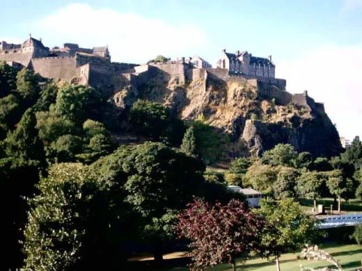 Edinburgh Castle from Princes Street