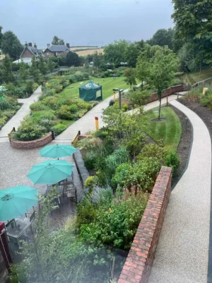 Glenkinchie Distillery landscape and gardens East Lothian