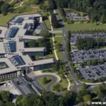 Royal Bank of Scotland west Edinburgh offices aerial