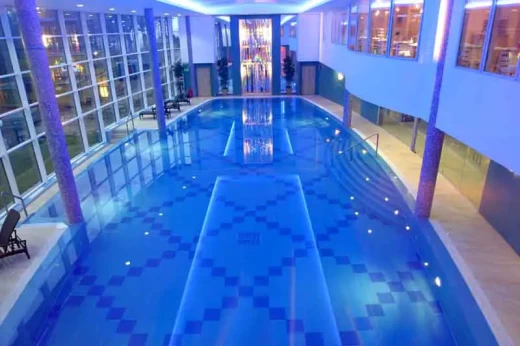 Stobo Castle swimming pool