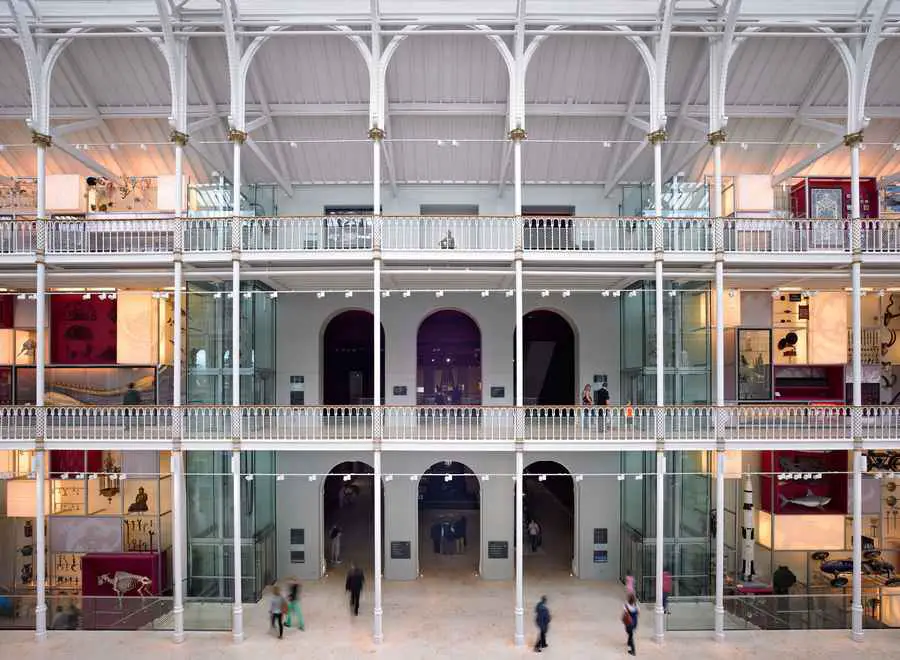 National Museum of Scotland Edinburgh arcades floors