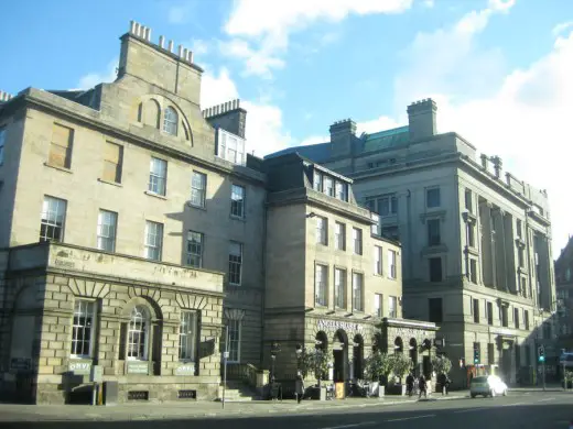 Edinburgh New Town Building near Charlotte Square