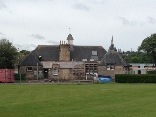 Edinburgh Academy rugby pavilion building