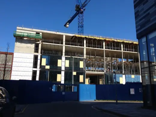 Fountainbridge building construction Edinburgh