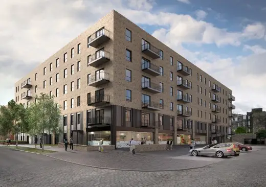 Leith apartment building - Edinburgh Building News Spring 2016