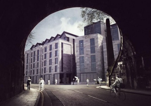 King’s Stables Road buildings Edinburgh architectural news