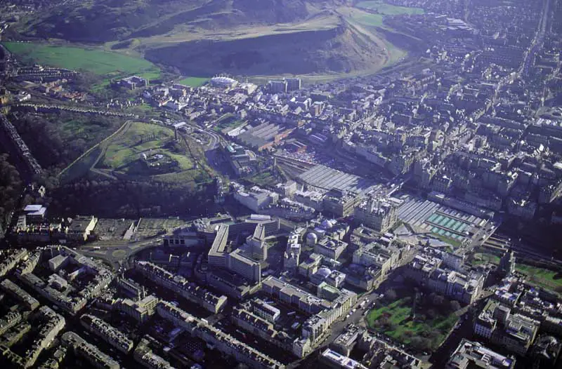 St Andrew Square Edinburgh aerial photo