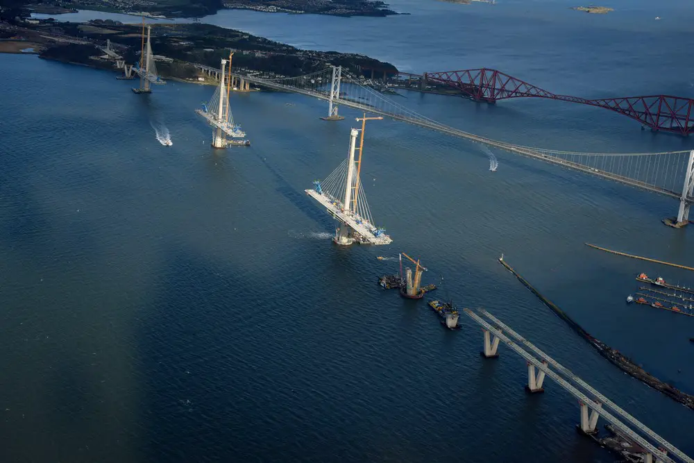 Queensferry Crossing aerial photo