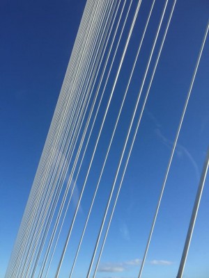 Queensferry Crossing cables New Forth Road Bridge