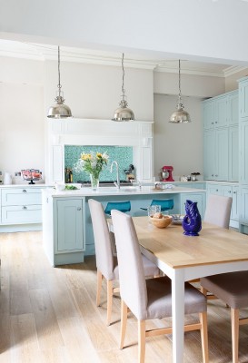 Shaker Kitchen in Edinburgh: Beautiful Blue - Kitchens International