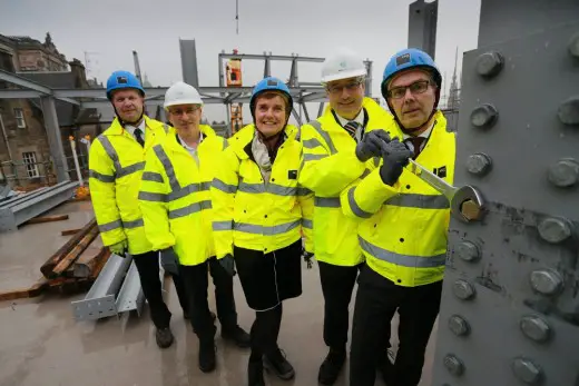 Market Street Hotel Edinburgh topping out