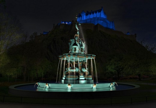Ross Fountain Restoration, Princes Street Edinburgh
