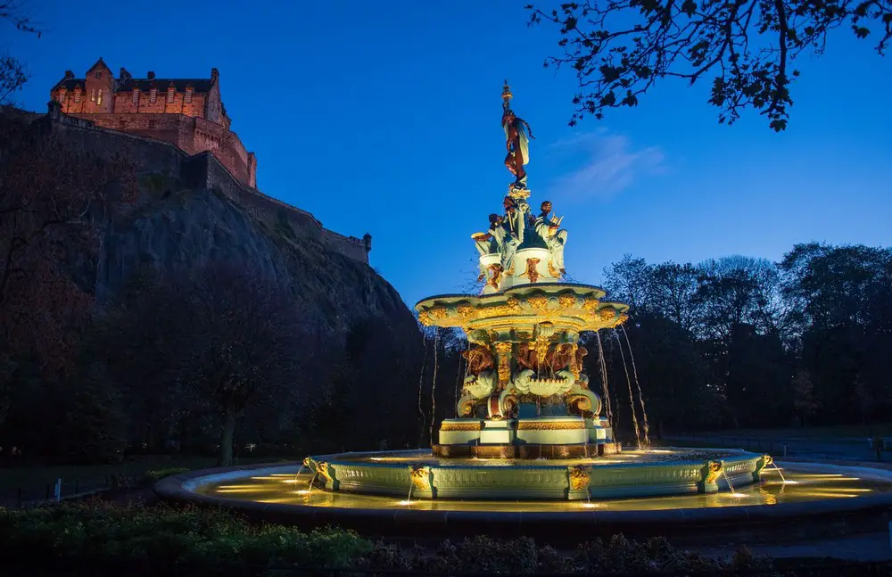 Ross Fountain Princes Street Edinburgh