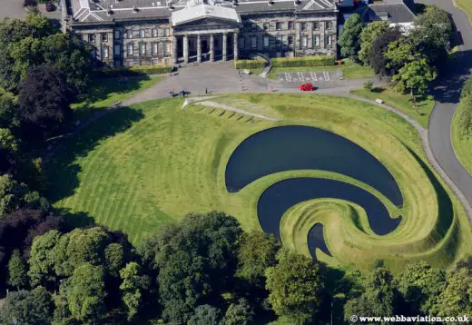 Landform Edinburgh SNGMA, Scotland, by Charles Jencks