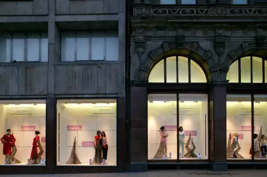 Jenners Edinburgh shop windows