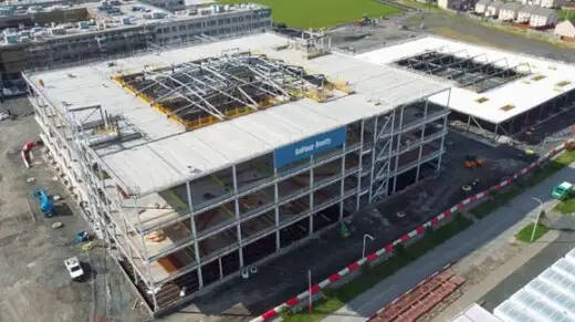 Fife College new campus building in Dunfermline