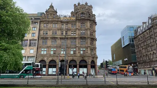 Jenners Edinburgh Department Store