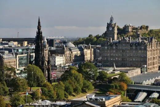 Scott Monument Edinburgh Princes Street Gardens