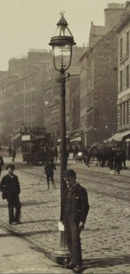 Edinburgh High Street Lamp 1883