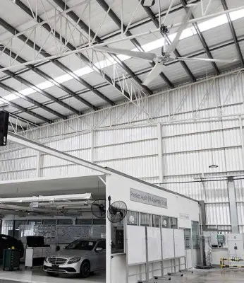 HVLS Fan in Automobile Manufacturing Plant