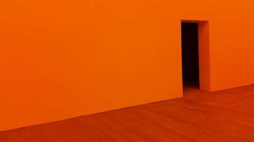 Using orange in interiors design style