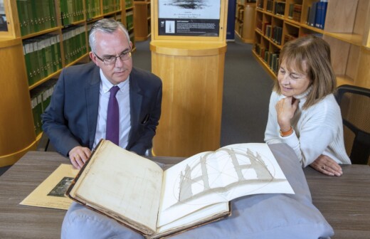 Countess of Rosslyn & Ian Gardner from the Rosslyn Chapel Trust Scotland