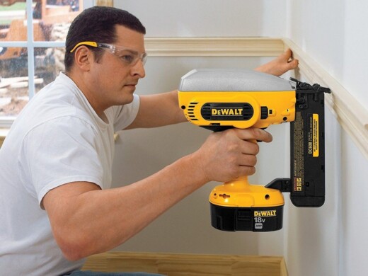 DeWalt Nail Gun: decorate interior quickly