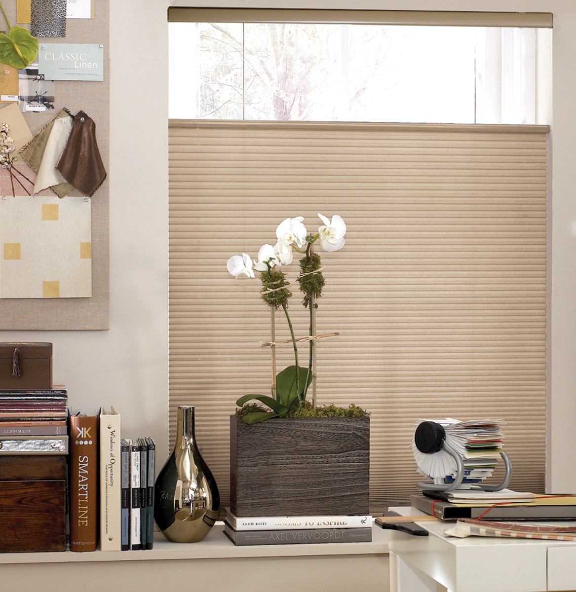 Exquisite Top Down Bottom Up Cordless Cellular Shades Cool Ivory