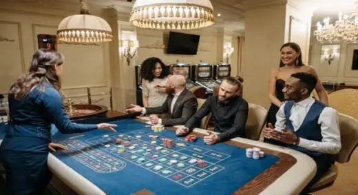 luxury gambling venue casino players