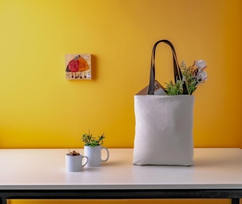 Tote bags made from eco-friendly materials