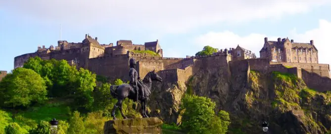 Edinburgh Castle architecture treasures Scotland