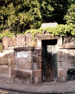 Calton Hill door to nowhere