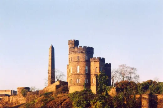 Calton Hill Edinburgh gaol building