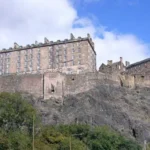Edinburgh Castle Scotland building on the rock