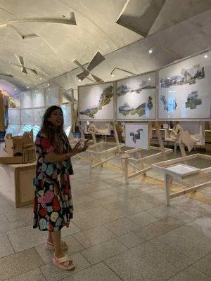 Benedetta Tagliabue Scottish Parliament building, Holyrood design exhibition