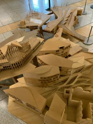 Scottish Parliament building, Holyrood design exhibition