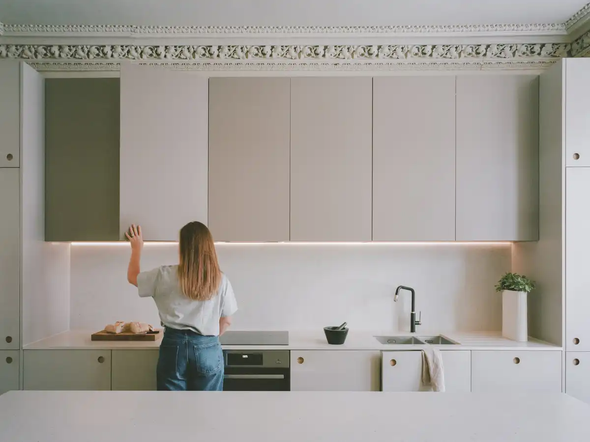 Catalog House in Trinity, Edinburgh conservation area kitchen
