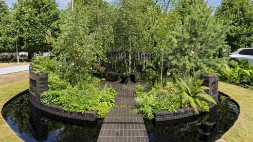 The Subaru Cocoon garden at RHS Hampton Court Palace Garden Festival