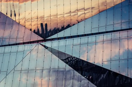 Modern façade upgrades, building window tint franchise