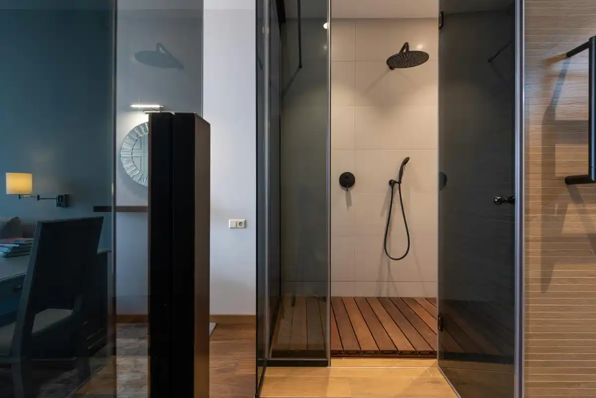 Shower designs make small bathrooms feel twice the size