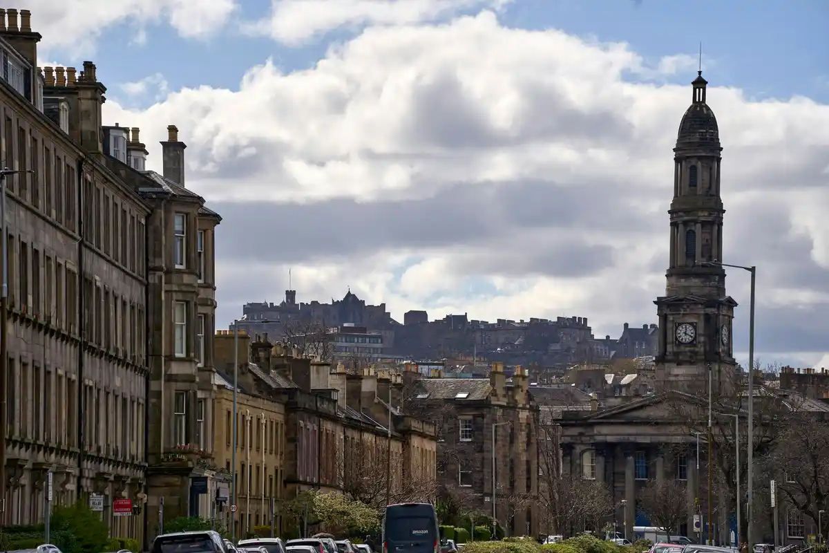 Edinburgh buildings in Scottish capital city