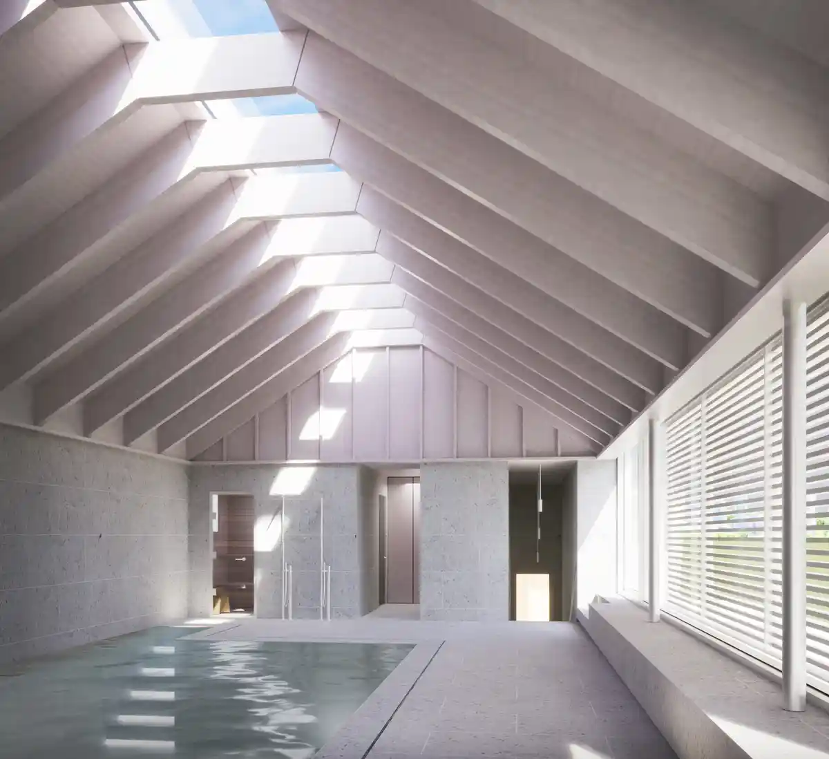 Rise Park northern Scotland home swimming pool design