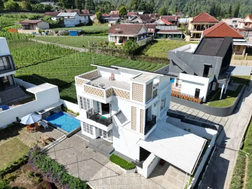 Modern home design pool